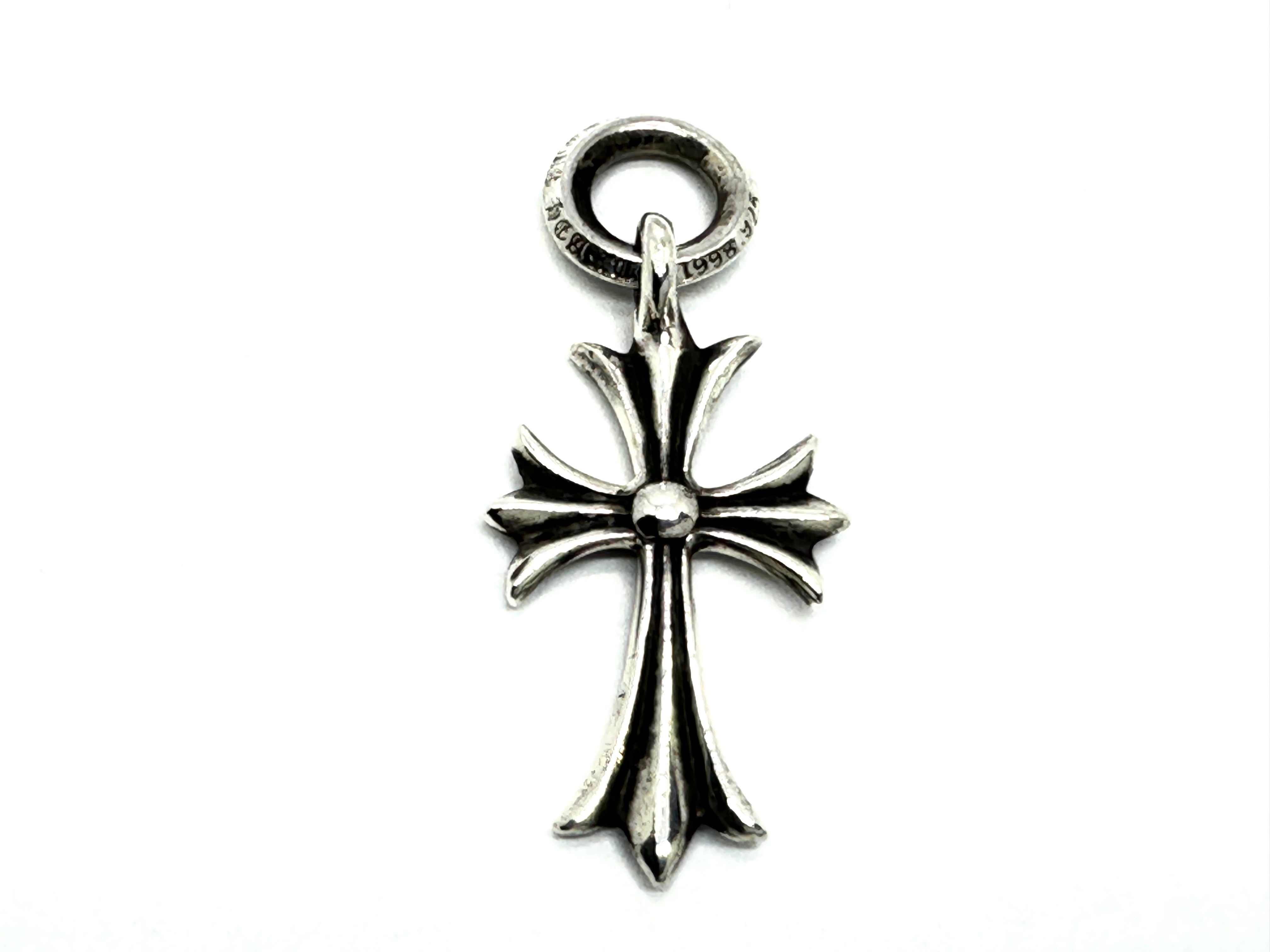 Chrome Hearts Tiny CH Cross Charm "Silver"