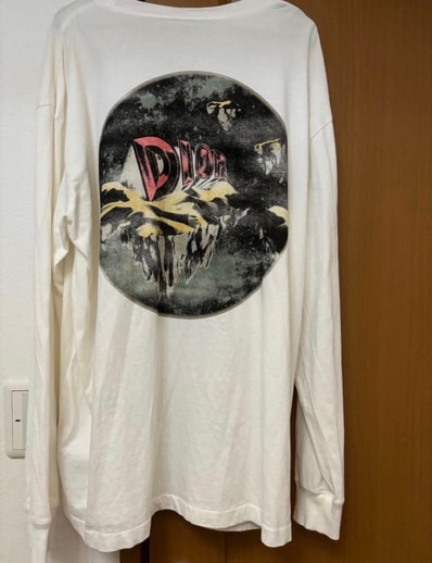 Dior HOMME Printed Sweat Shirt "White"