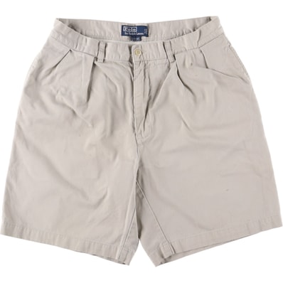 古着 ラルフローレン Ralph Lauren POLO by Ralph Lauren TYLER SHORT ツータック チノショーツ ショートパンツ メンズw32相当/eaa556788