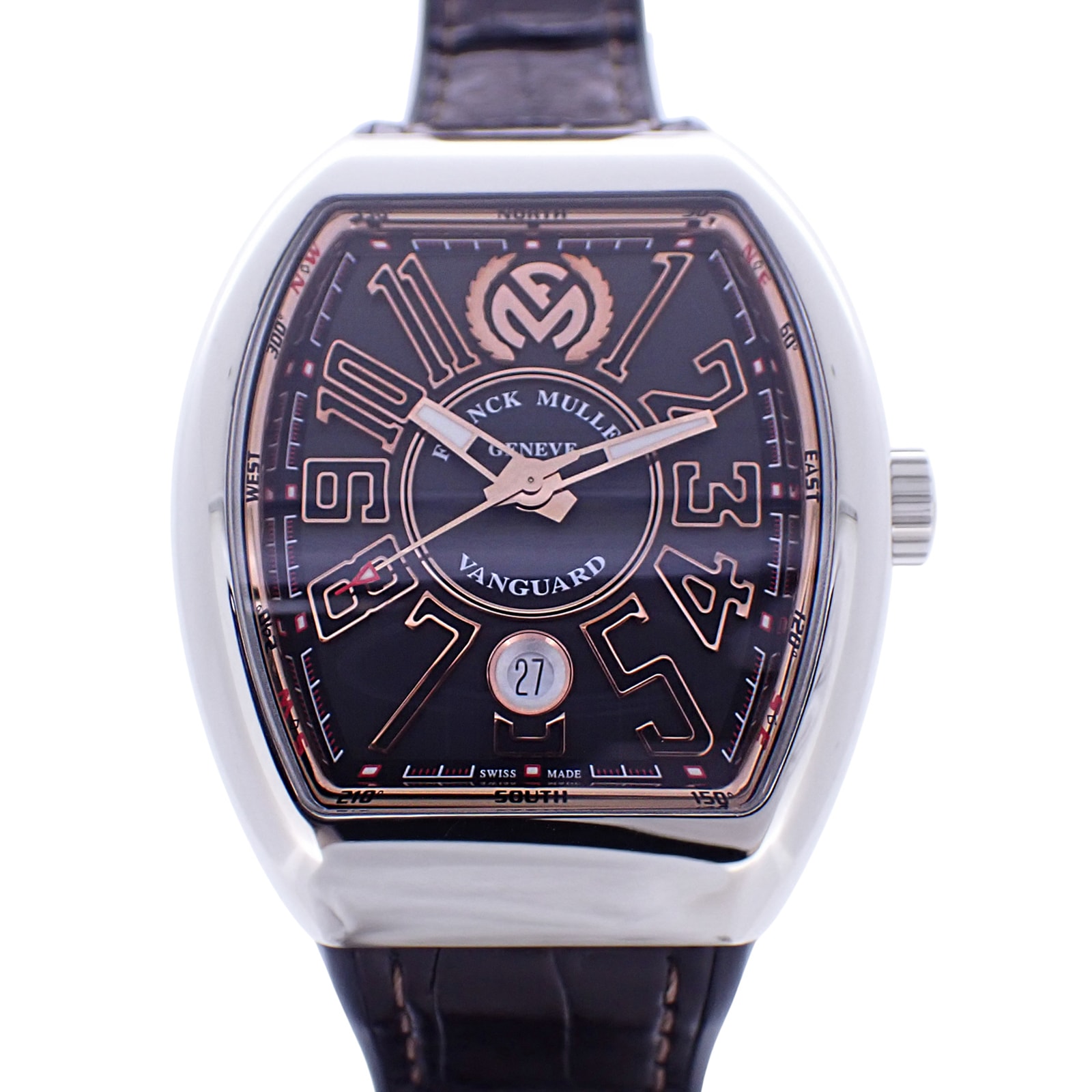 日本限定200本 FRANCK MULLER フランクミュラー ヴァンガード SS/PG V41SCDTSTGJ AC5N メンズ 腕時計