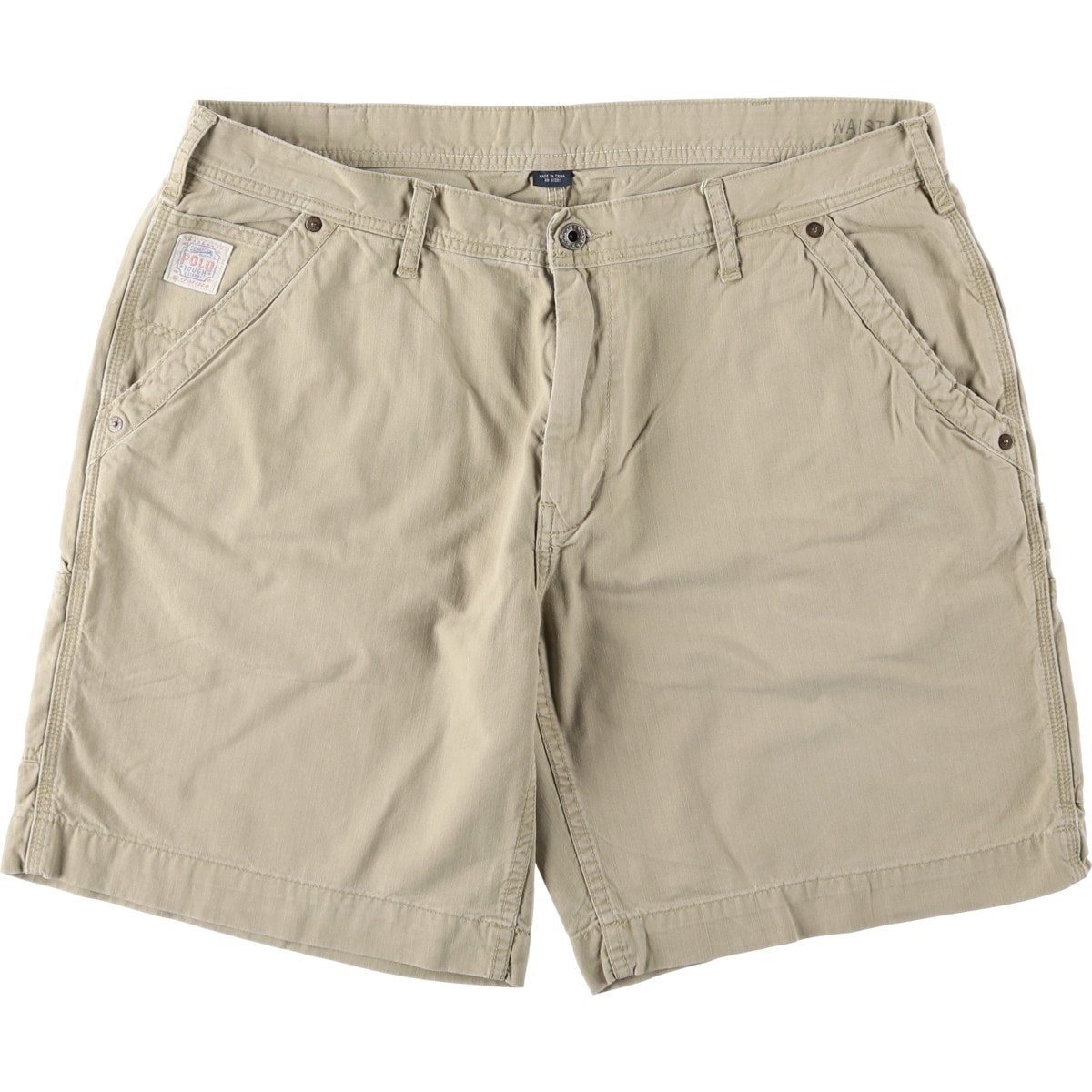 古着 ラルフローレン Ralph Lauren POLO by Ralph Lauren ヘリンボーン チノペインターショーツ ショートパンツ メンズw38相当/eaa660181