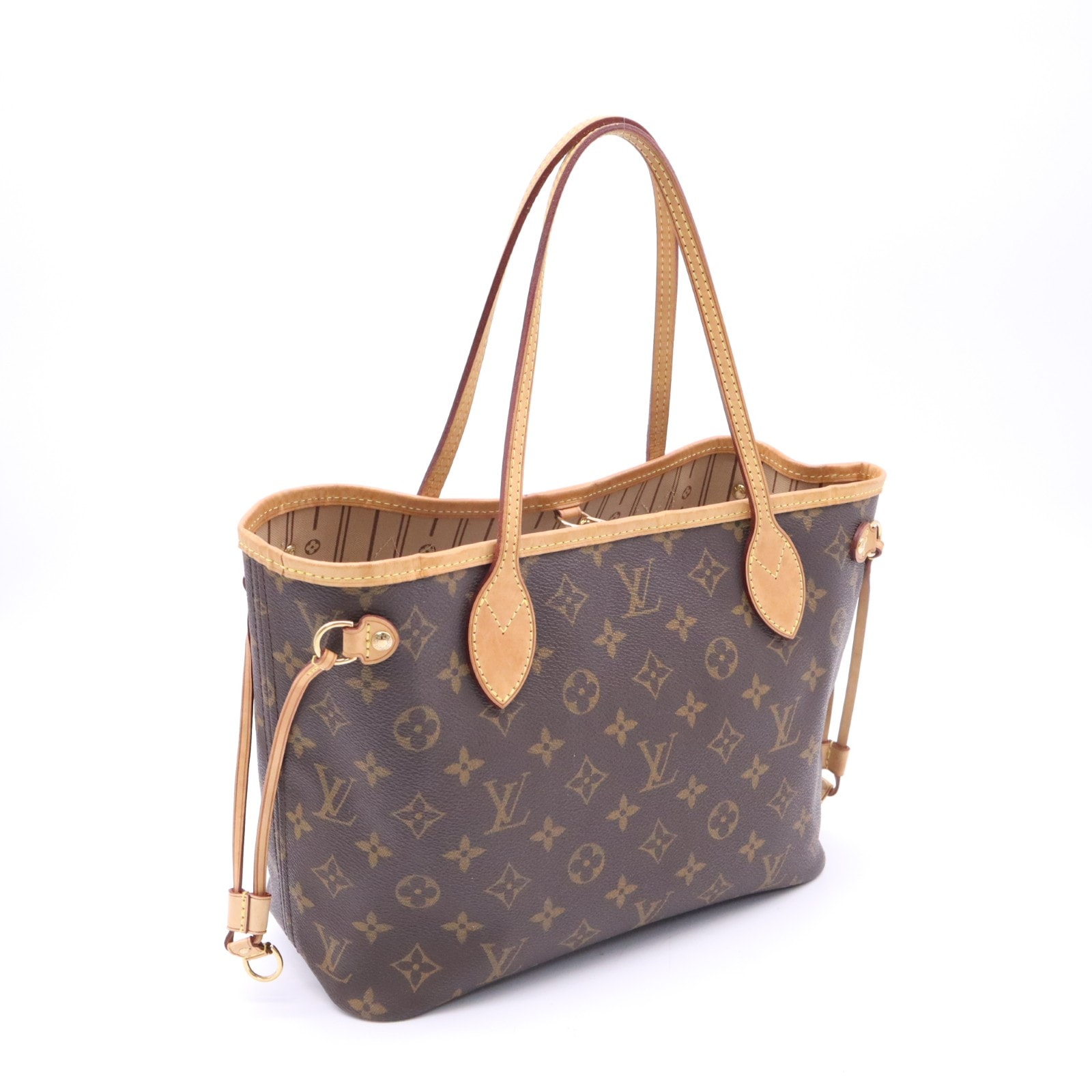 LOUIS VUITTON ルイ・ヴィトン モノグラム ネヴァーフルPM M40155 その他バッグ ブラウン ベージュ コーティングキャンバス レザー レディース