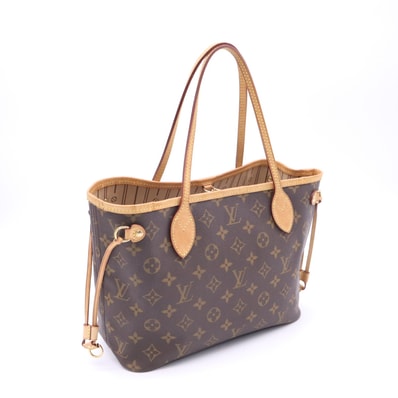 LOUIS VUITTON ルイ・ヴィトン モノグラム ネヴァーフルPM M40155 その他バッグ ブラウン ベージュ コーティングキャンバス レザー レディース