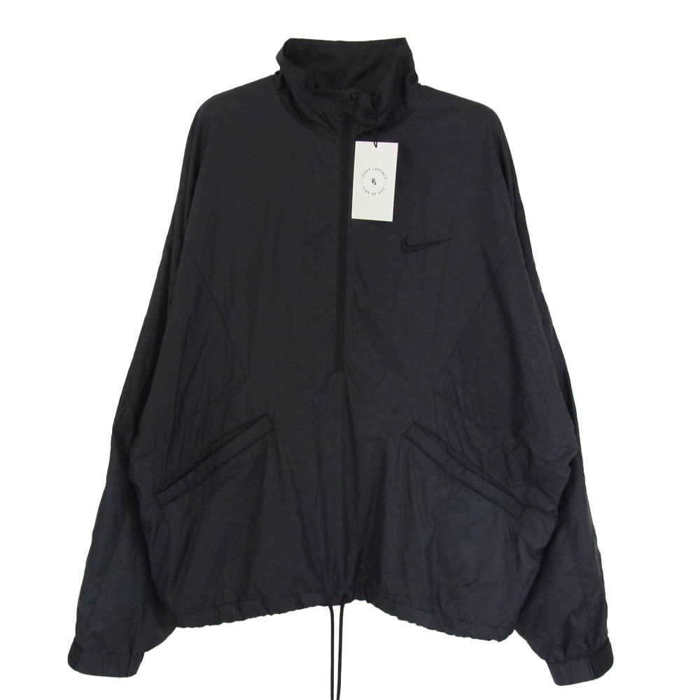NIKE ナイキ ジャケット 18AW AR0643-010 FEAR OF GOD M NRG Ti LS HZ JKT フィアオブゴッド ハーフジップ プルオーバー ジャケット ブラック系 M【美品】【中古】