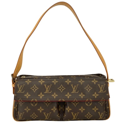 LOUIS VUITTON ルイ・ヴィトン ヴィバシテMM ワンショルダー ショルダーバッグ M51164 モノグラム ブラウン レディース【中古】