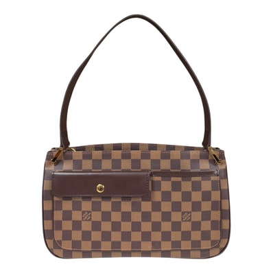 ルイヴィトン オーバーニュ ダミエ ショルダーバッグ ダミエキャンバス N51129 ブラウン レディース LOUIS VUITTON 中古