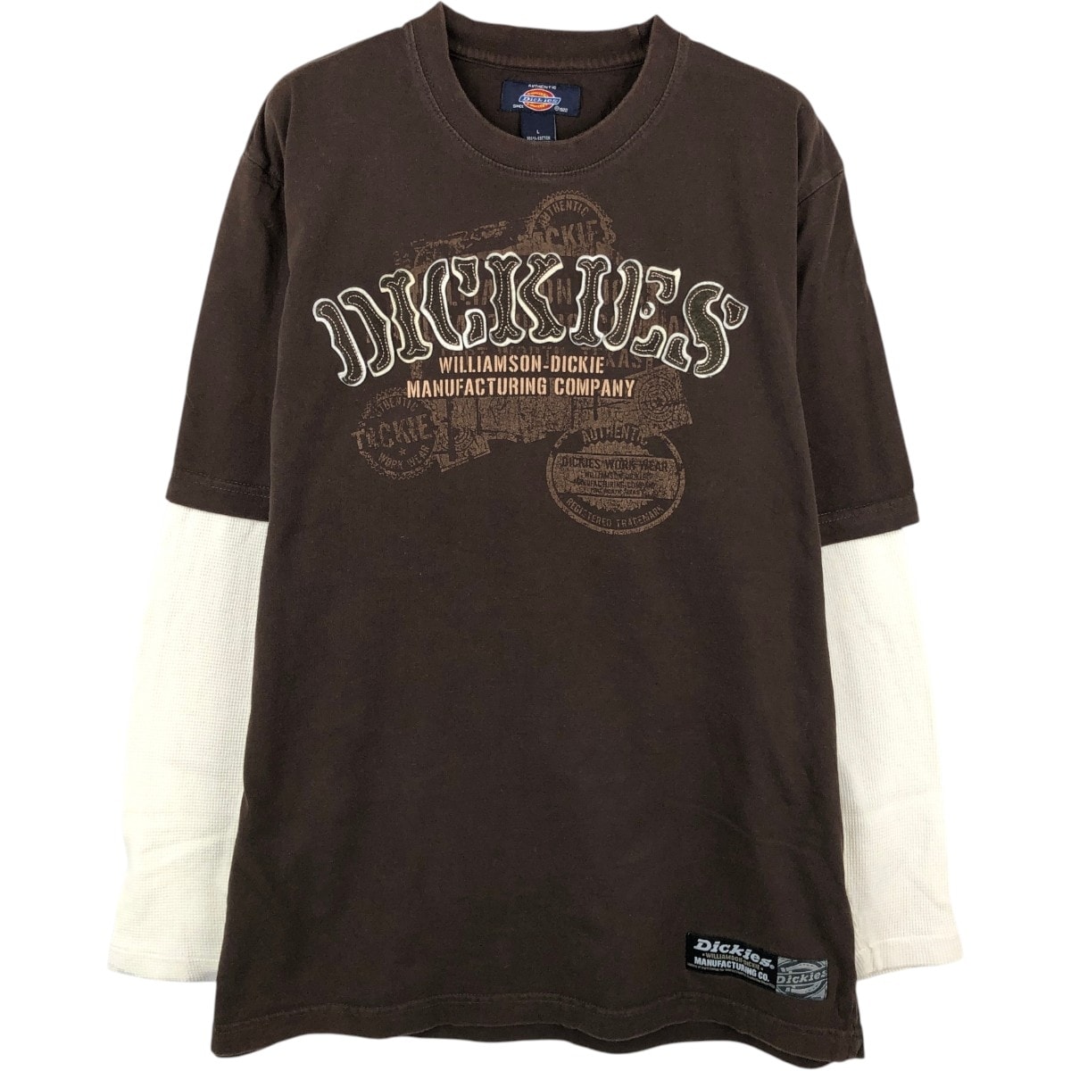 古着 ディッキーズ Dickies 半袖 ロゴTシャツ メンズL相当/eaa662203