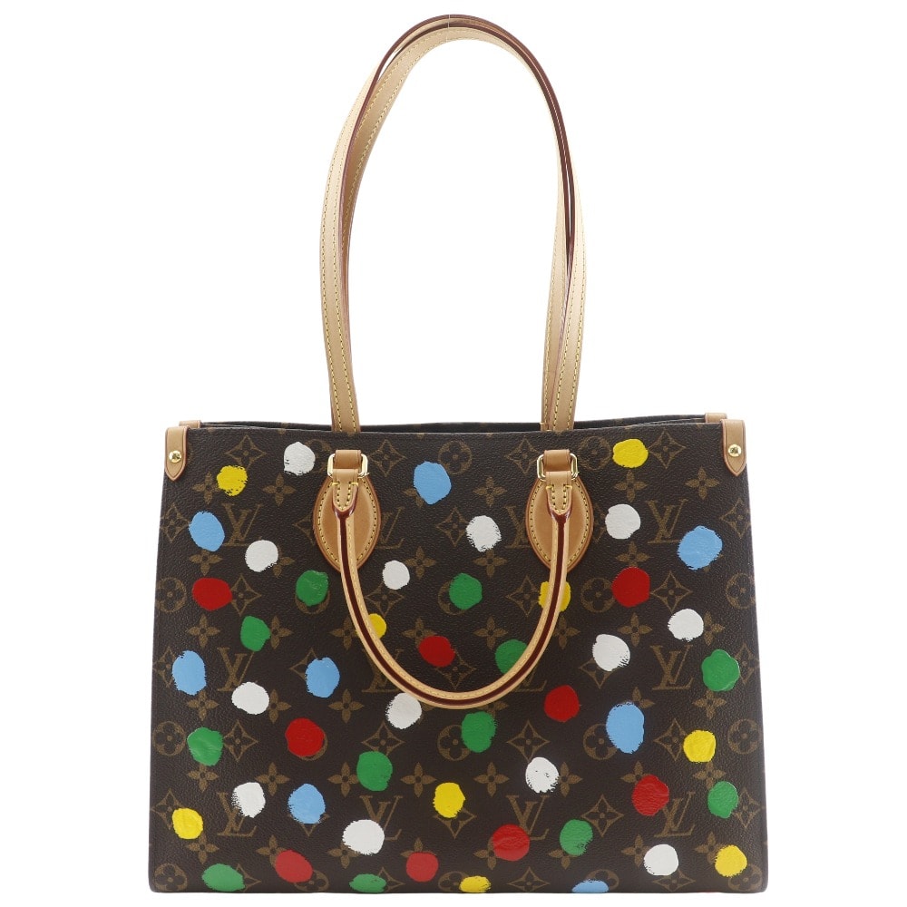 ルイ・ヴィトン LV×YK オンザゴーMM 草間彌生 ペインティッドドット M4