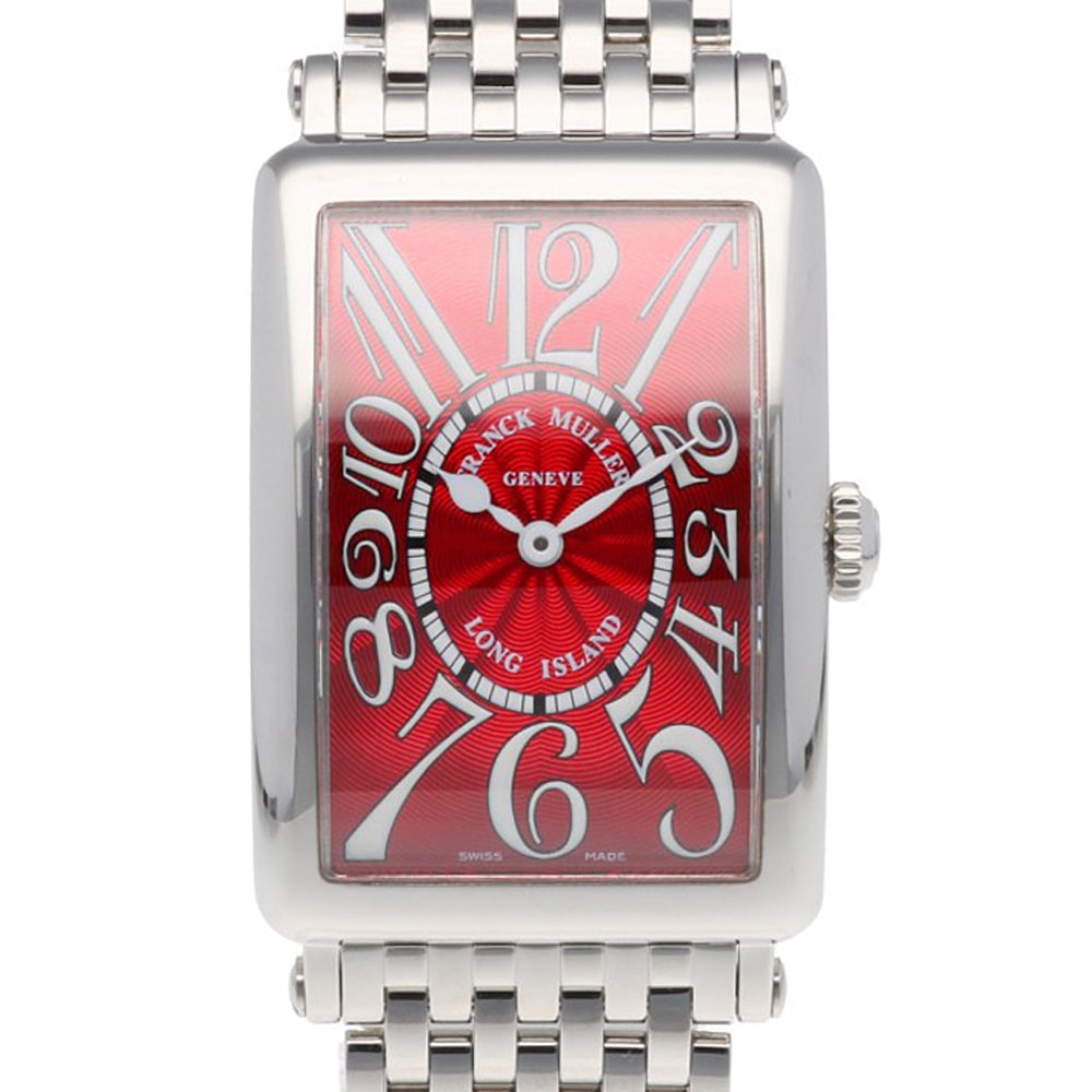 フランクミュラー ロングアイランド 腕時計 時計 ステンレススチール 952QZ クオーツ ユニセックス 1年保証 FRANCK MULLER  中古