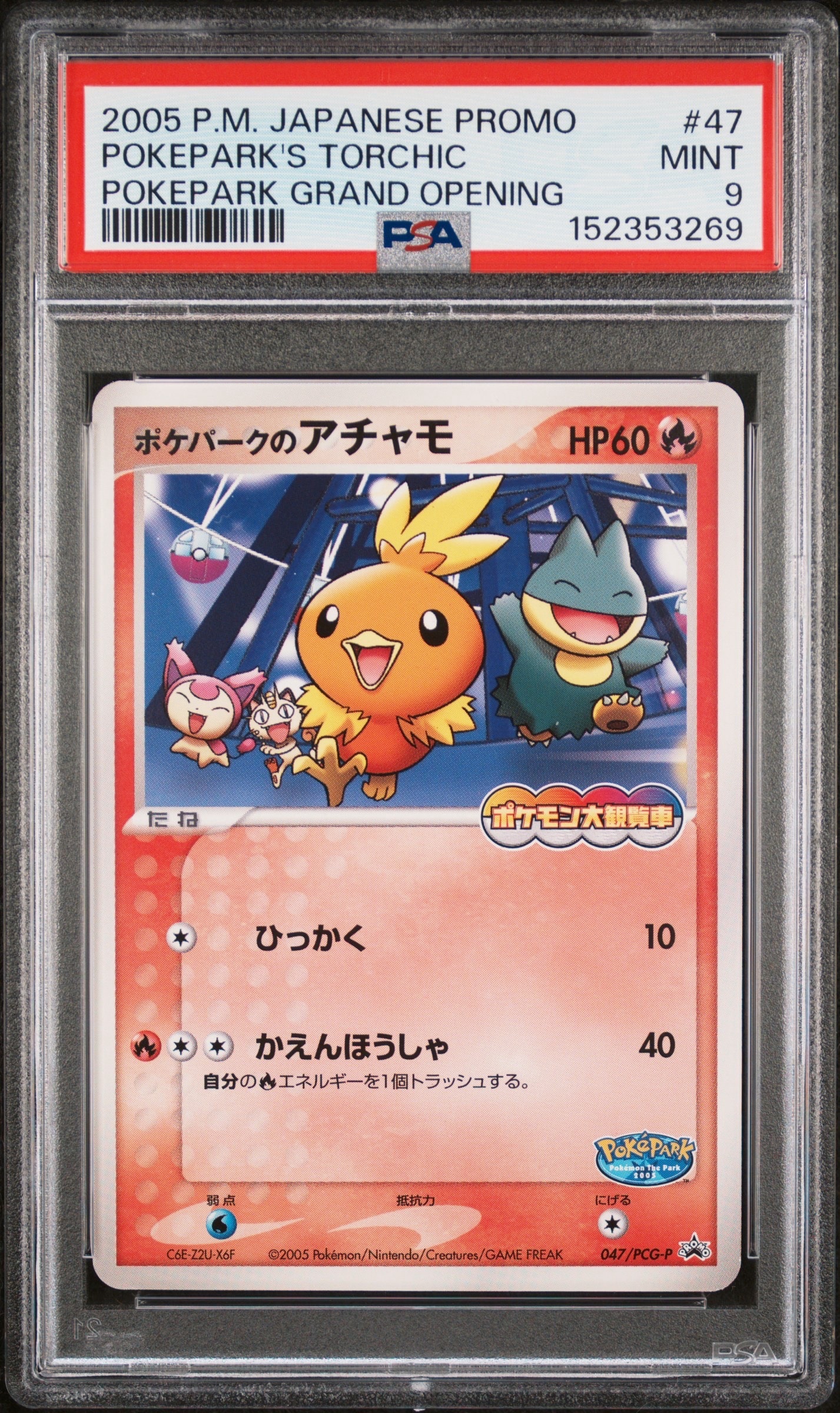 ポケパークのアチャモ P [PCG-P 047](プロモーションカード