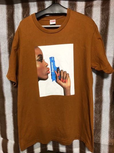 Supreme Water Pistol Tee "Brown"
