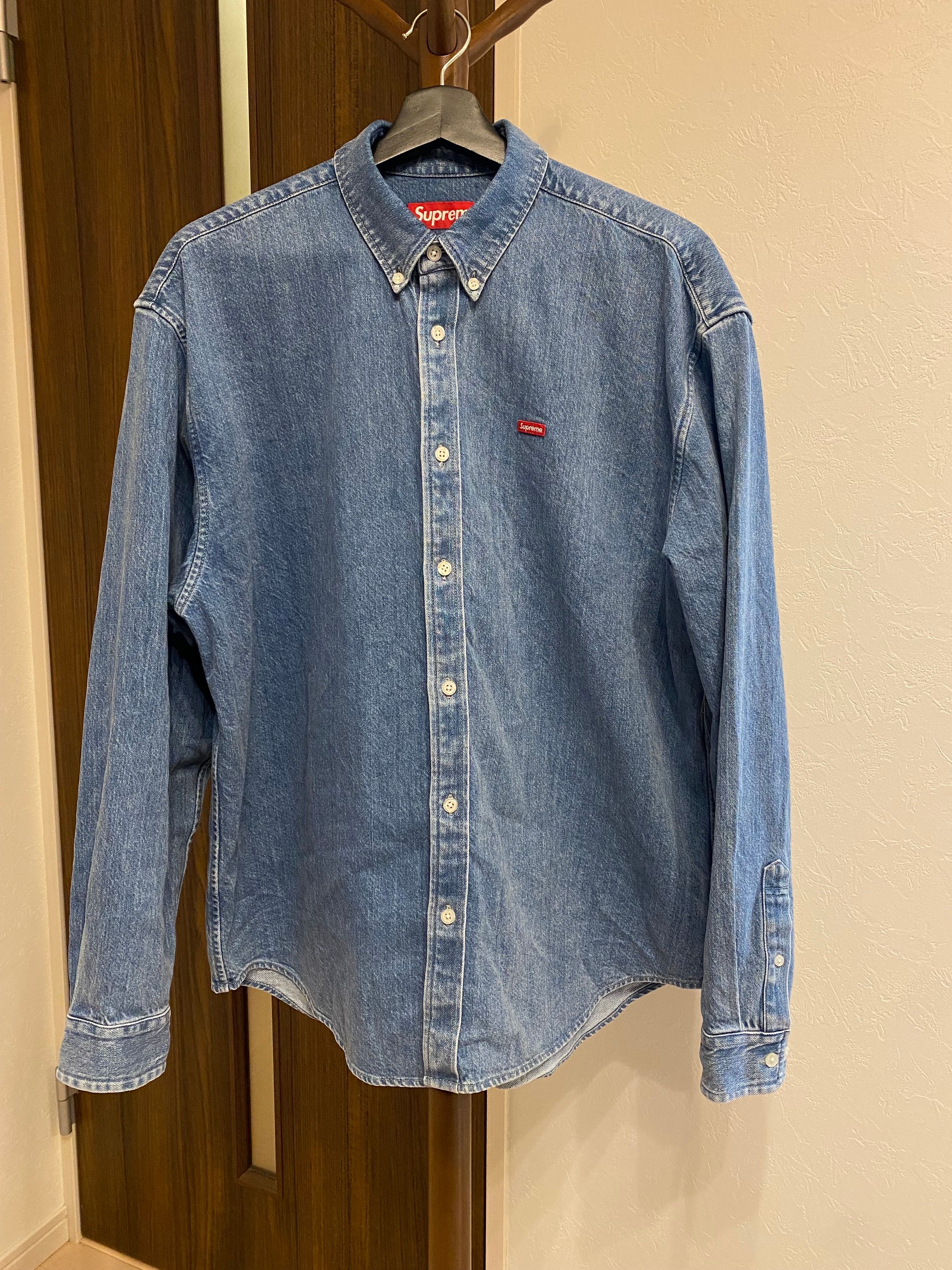 Supreme Small Box Shirt "Denim" (23FW)