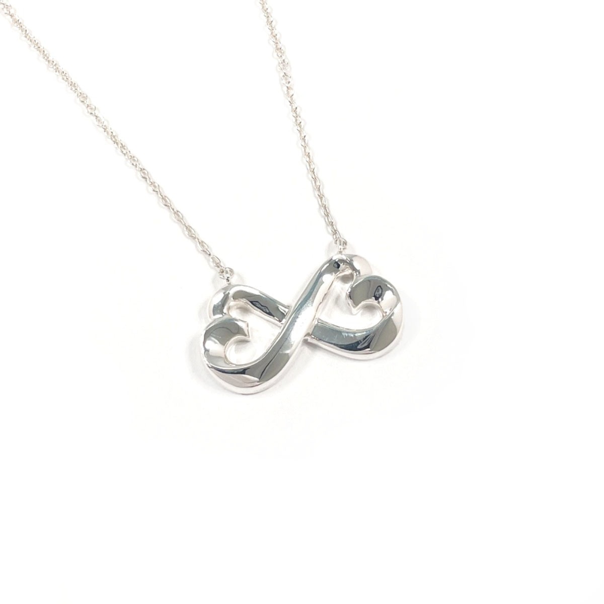 ティファニー ネックレス ダブルラビングハート パロマピカソ  シルバ
