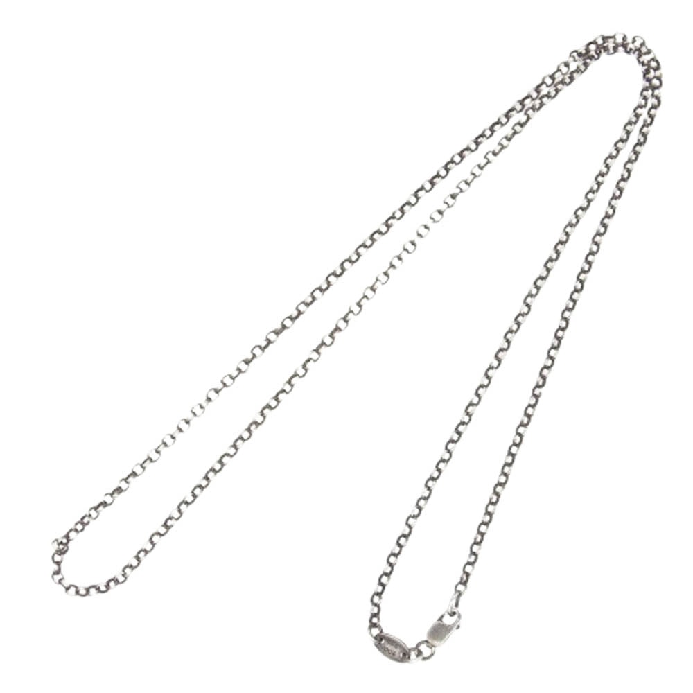 CHROME HEARTS クロムハーツ(原本無) ネックレス NECKCHAIN R20 20inch 20インチ ロール チェーン ネックレス シルバー系【中古】