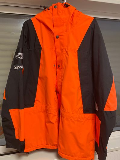 Supreme x The North Face Mountain Light Jacket "Power Orange"