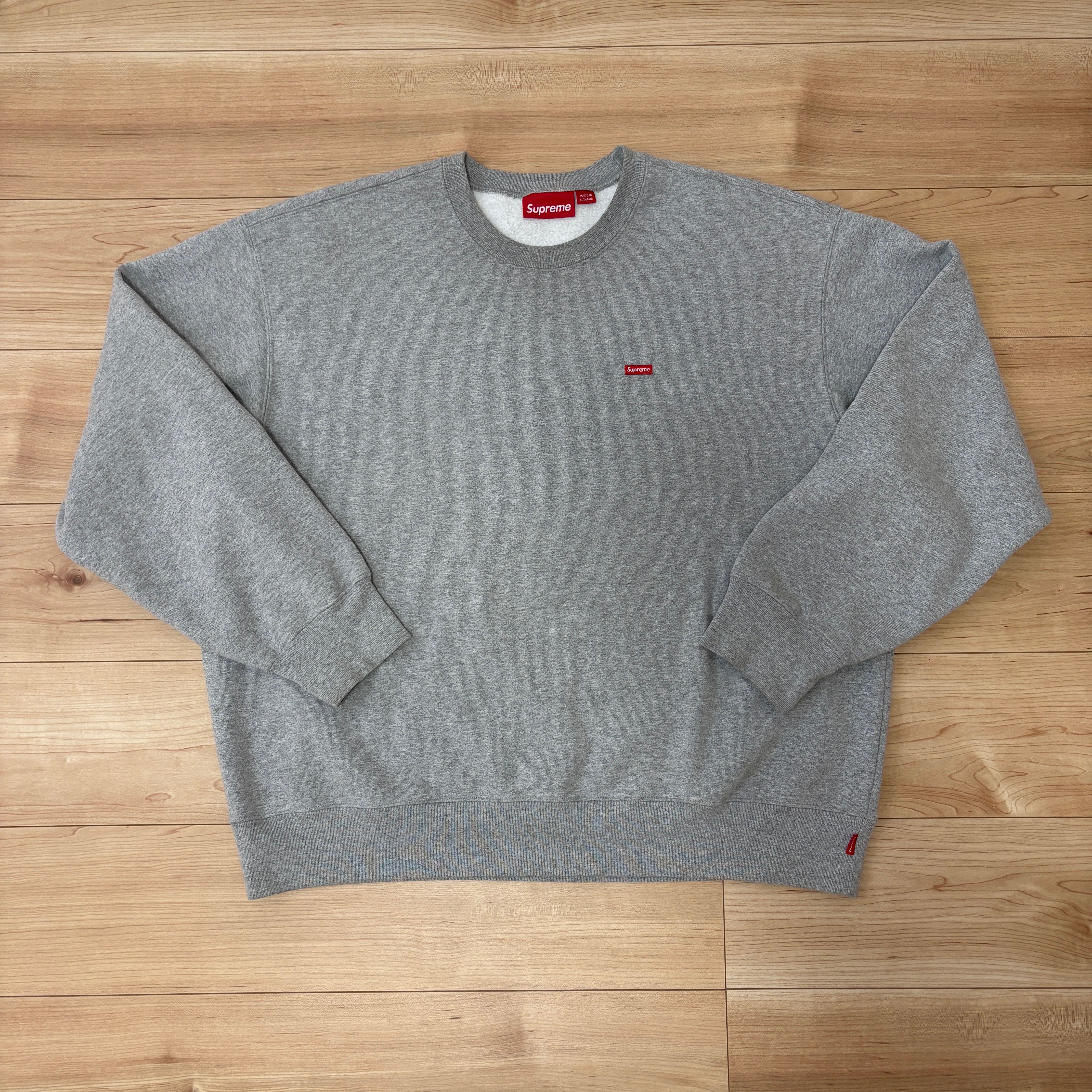 Supreme Small Box Crewneck "Heather Grey"