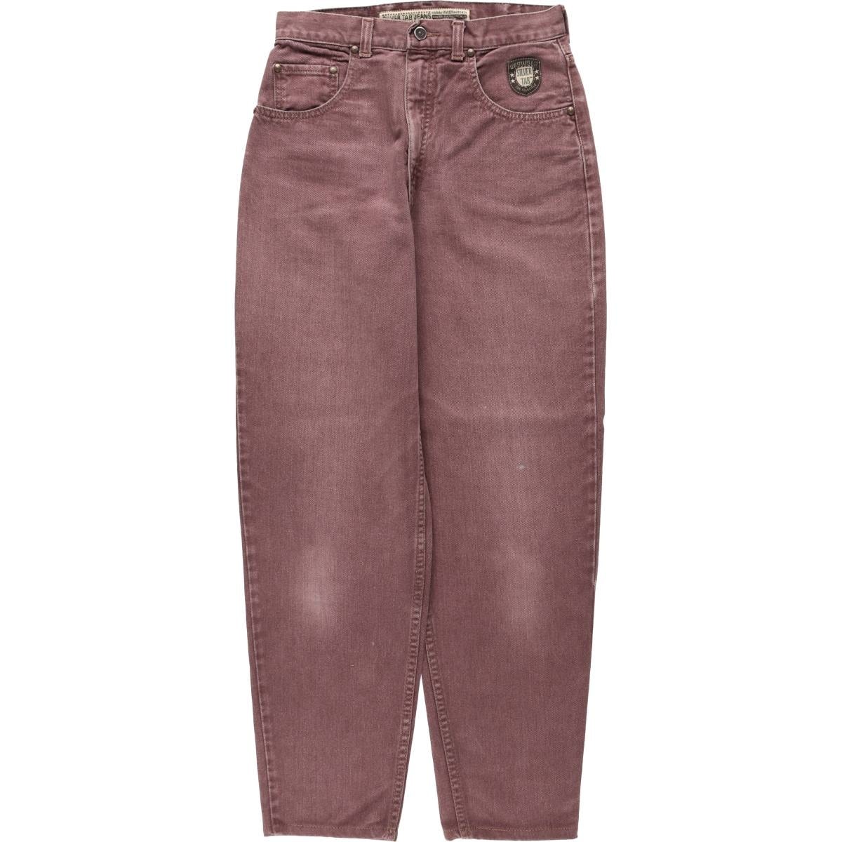 古着 90年代 リーバイス Levi's SILVER TAB シルバータブ テーパードデニムパンツ レディースL(w27)相当 ヴィンテージ/eaa655283
