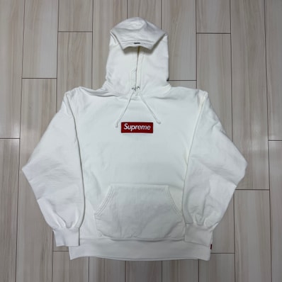 Supreme Box Logo Hooded Sweatshirt "White" (21FW)