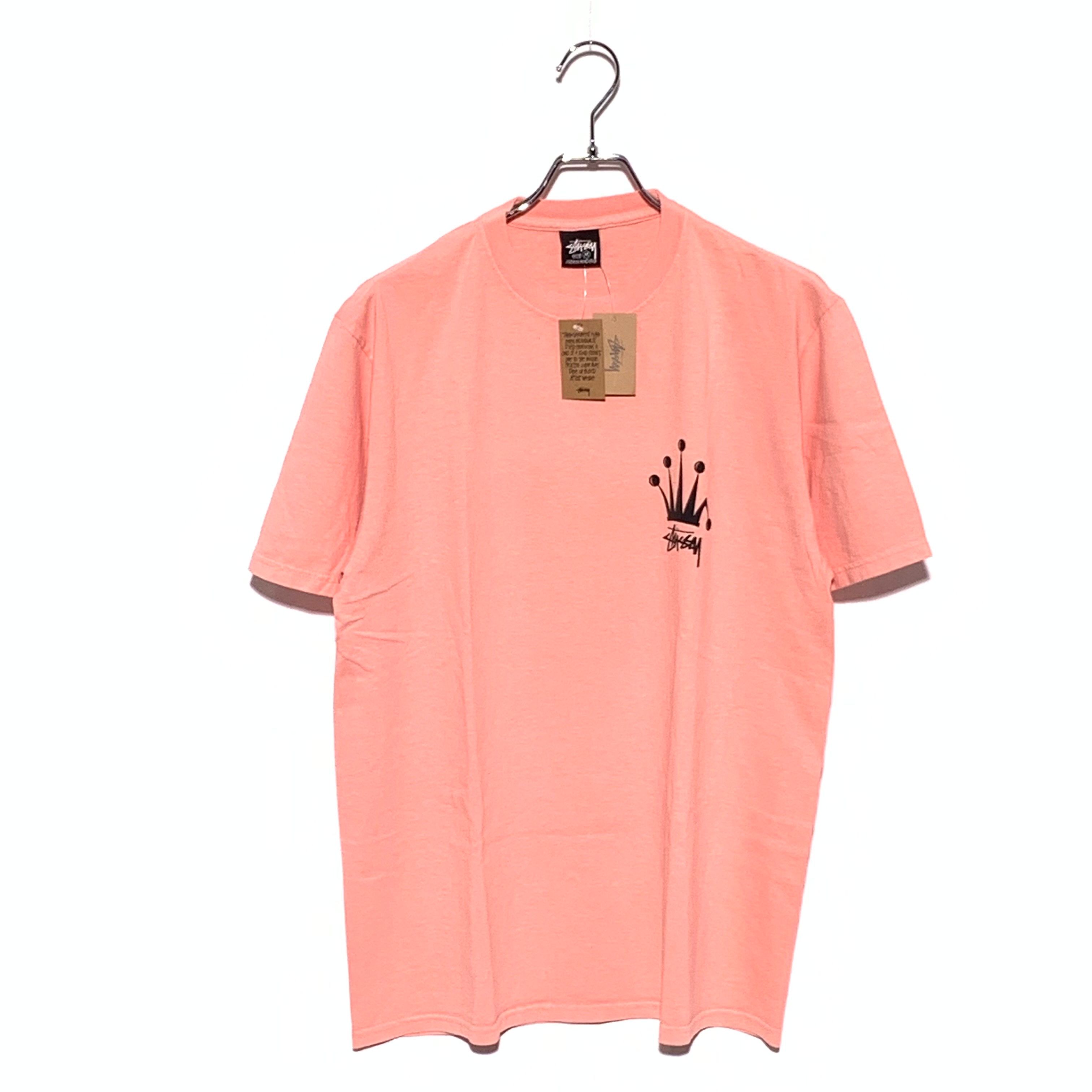 Stussy Regal Crown Tee Pigment Dyed "Coral"