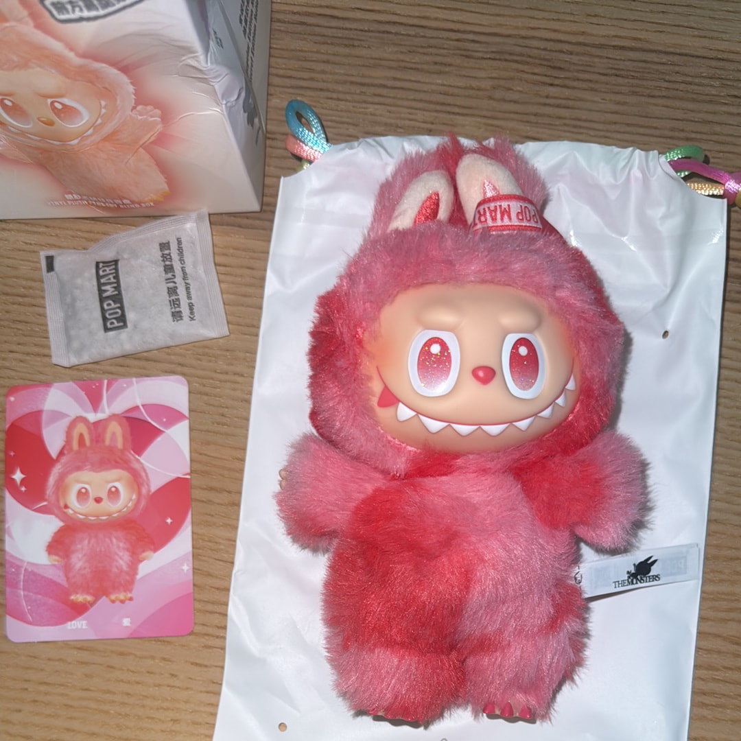 POP MART THE MONSTERS (LABUBU) Big into Energy Series Plush Pendant LOVE