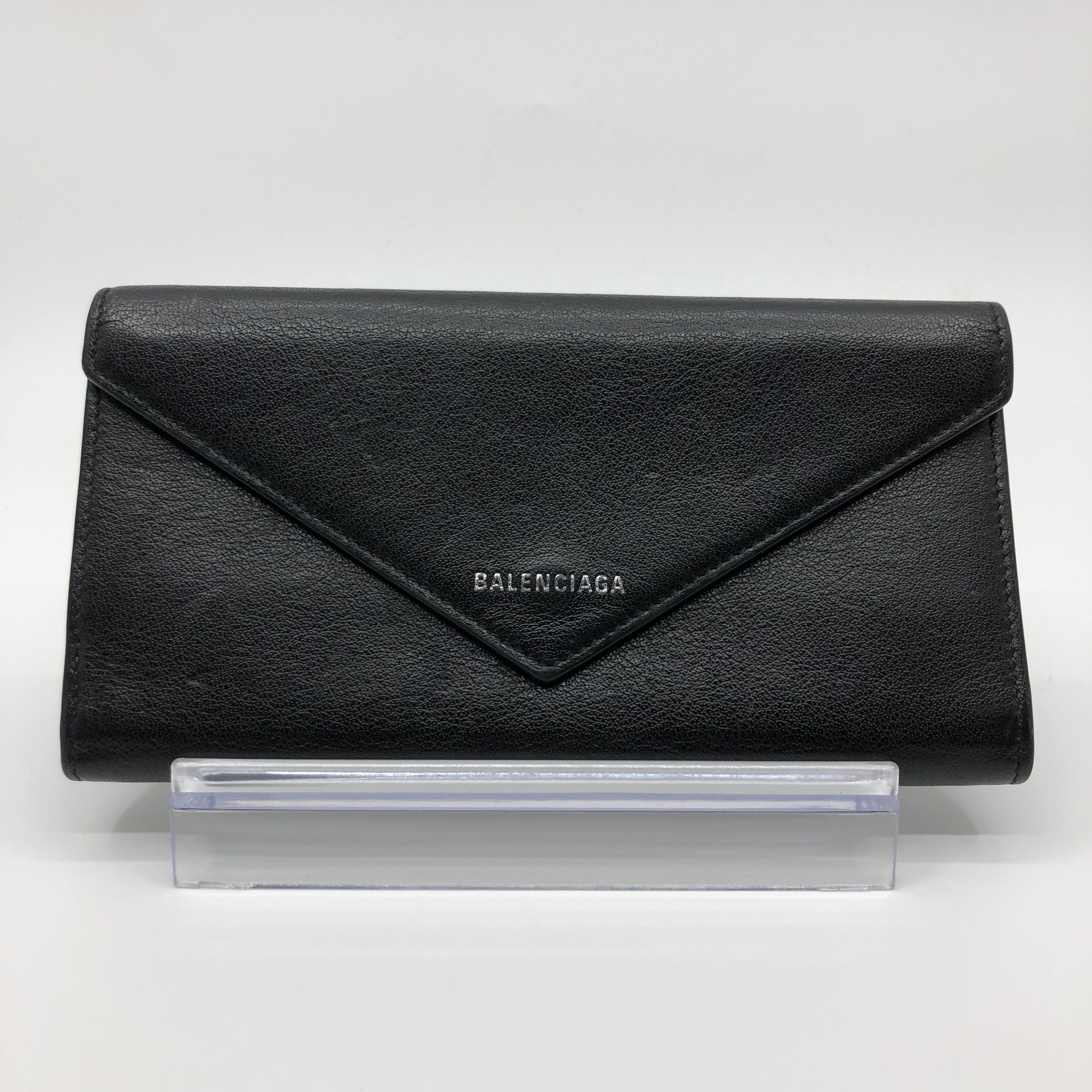 BALENCIAGA Papier Flap Wallet "Black"
