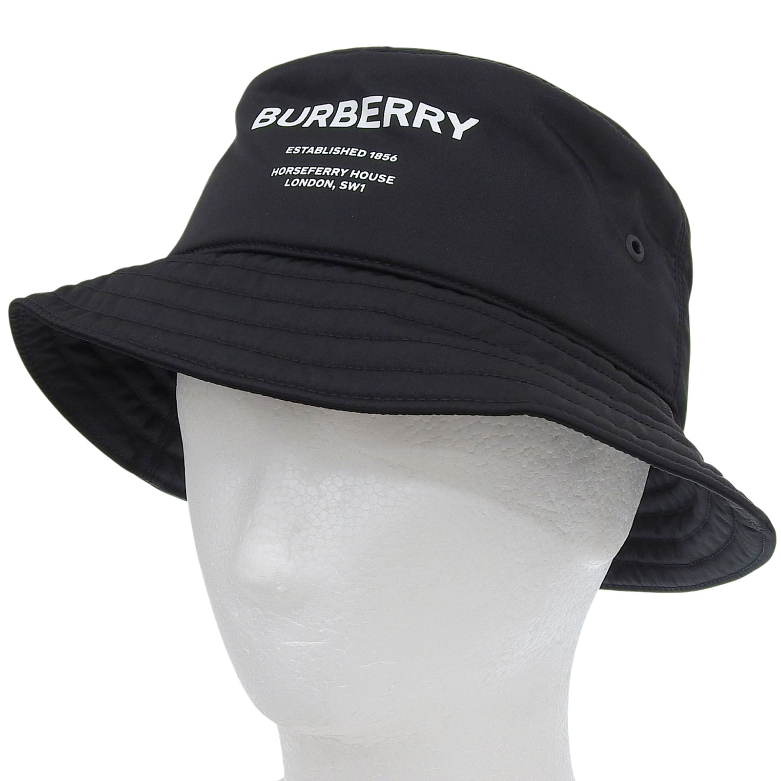 極美品 バーバリー ハット ブラック レディース M 8044081