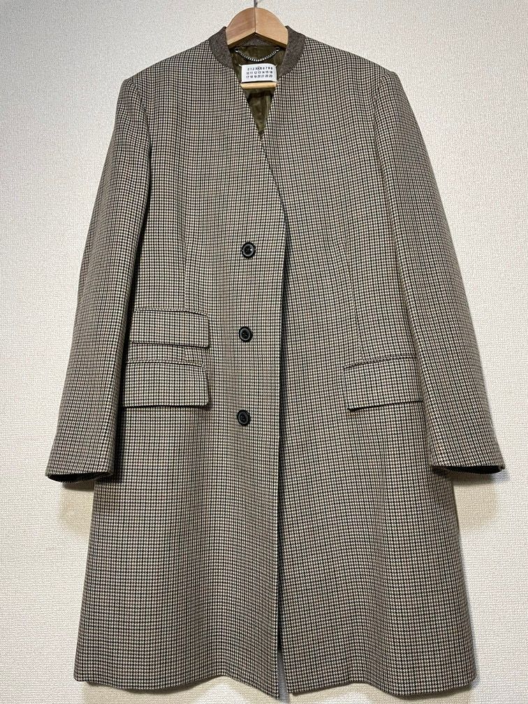 maison margiela メゾンマルジェラ ノーカラーコート 4ライン サイズ40