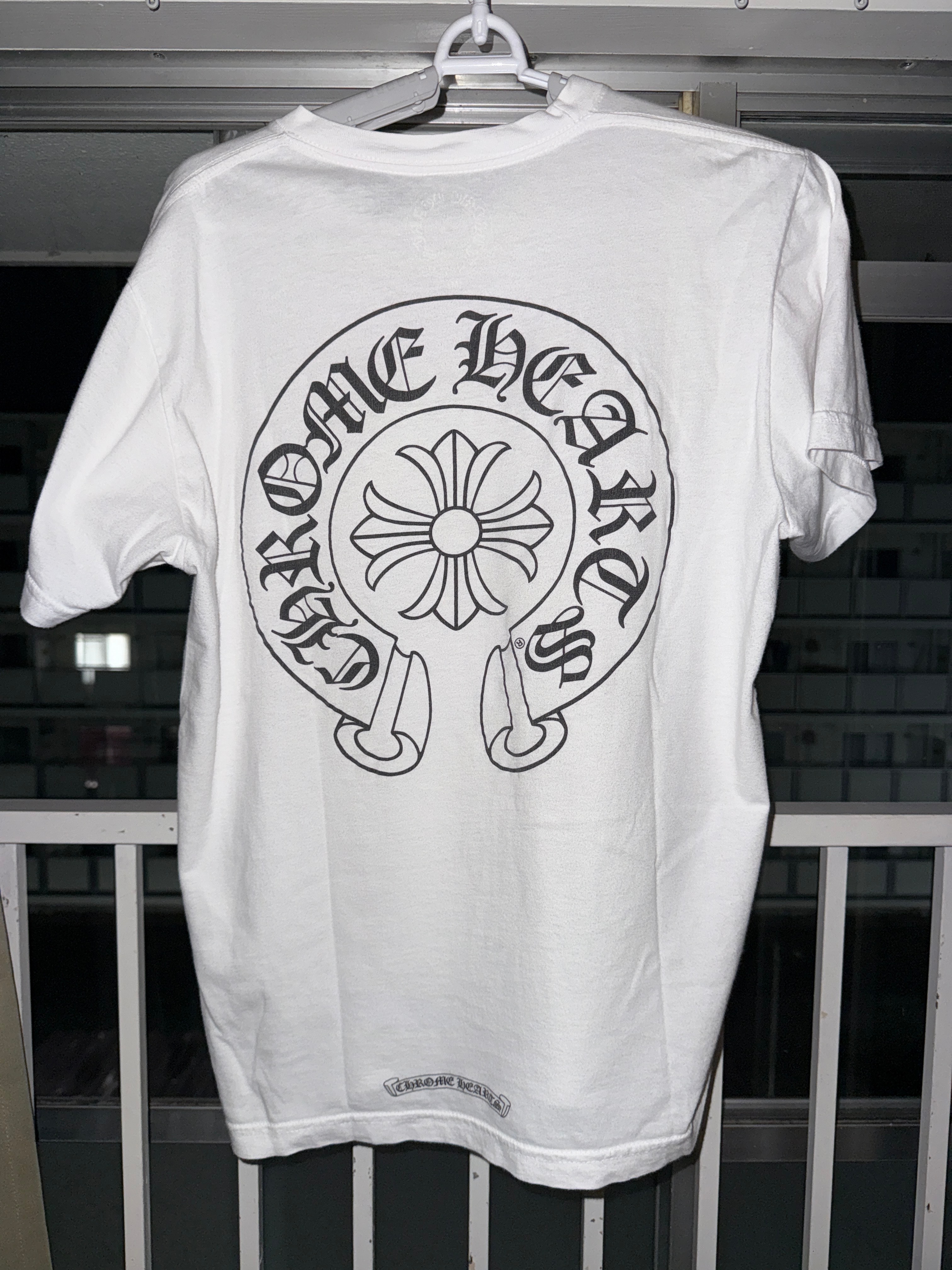 Chrome Hearts Horse Shoe Logo Pocket T-Shirt "White"