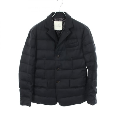モンクレール MONCLER RODIN ダウンジャケット 衣料品 アウター ウール メンズ ネイビー系 RODIN41334 【中古】