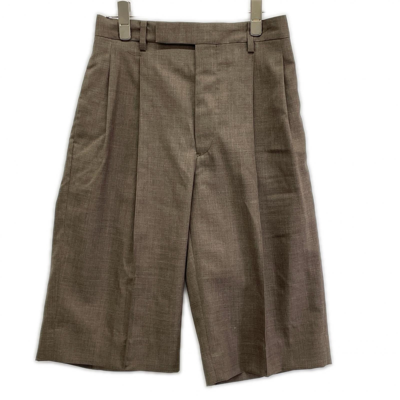 オーラリー A22SP05WT ブラウン TROPICAl WOOL ショーツ 0