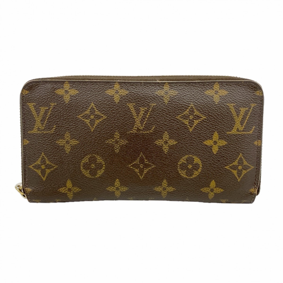 【6dd4982】ルイヴィトン 長財布 モノグラム ジッピーウォレット M60017 ブラウン【中古】メンズ レディース ユニセックス