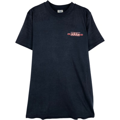 古着 80年代 アディダス adidas トレフォイルロゴ ロゴプリントTシャツ USA製 メンズM相当 ヴィンテージ/eaa640753