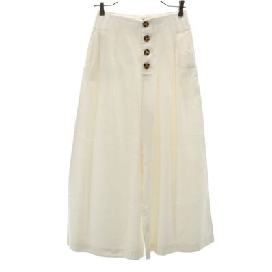 ZARA ザラ ワイドパンツ S 白 TRF