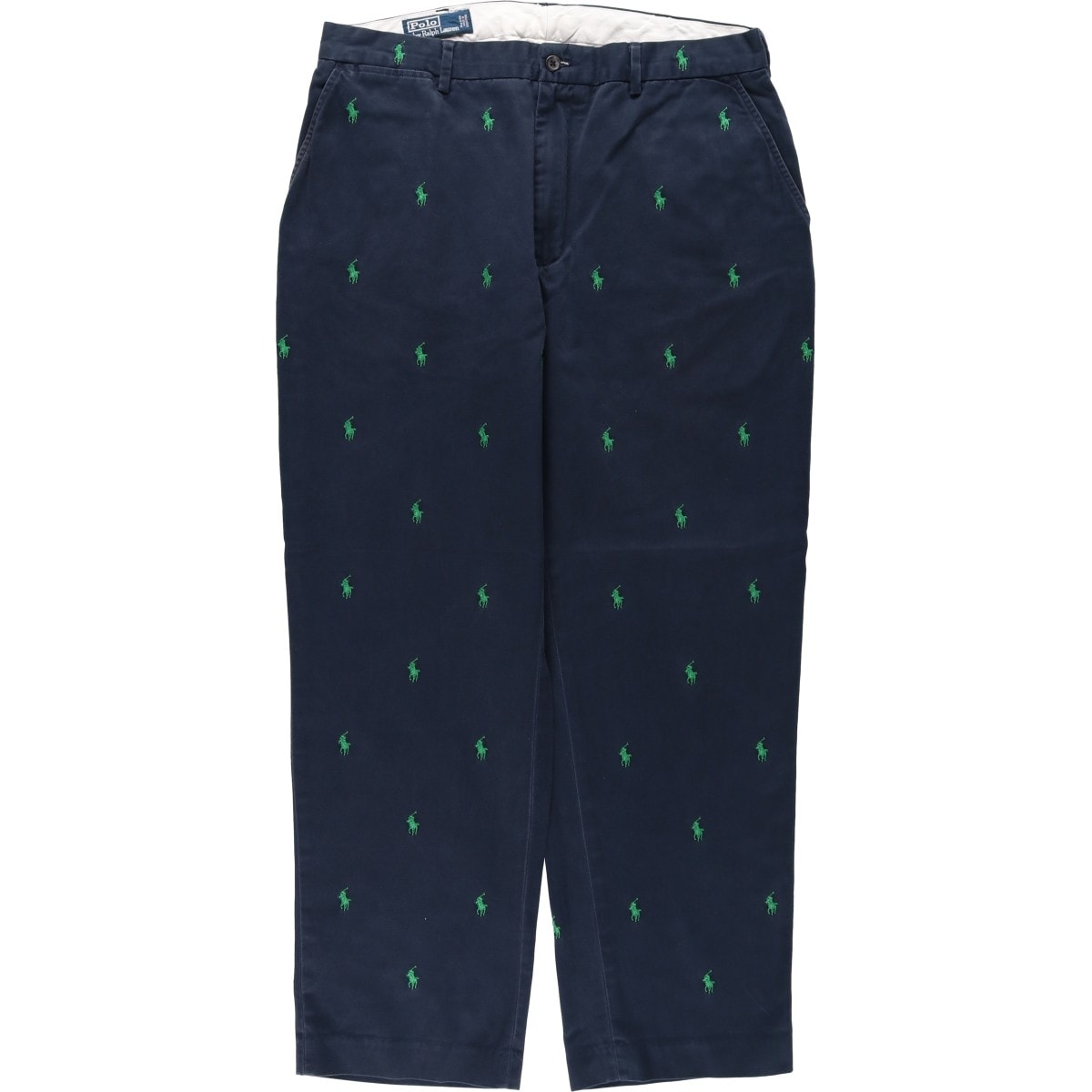 古着 ラルフローレン Ralph Lauren POLO by Ralph Lauren 総柄 チノパンツ メンズw34相当/eaa658384