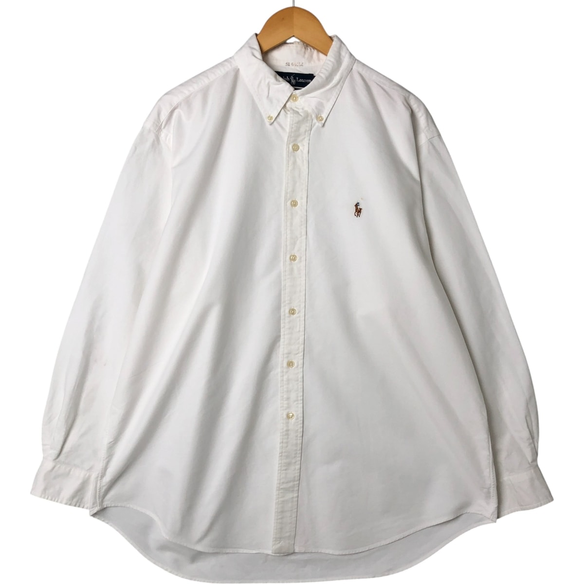 古着 ラルフローレン Ralph Lauren YARMOUTH 長袖 ボタンダウンシャツ メンズXL相当/eaa548394