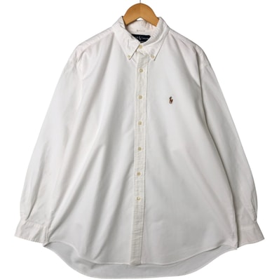 古着 ラルフローレン Ralph Lauren YARMOUTH 長袖 ボタンダウンシャツ メンズXL相当/eaa548394