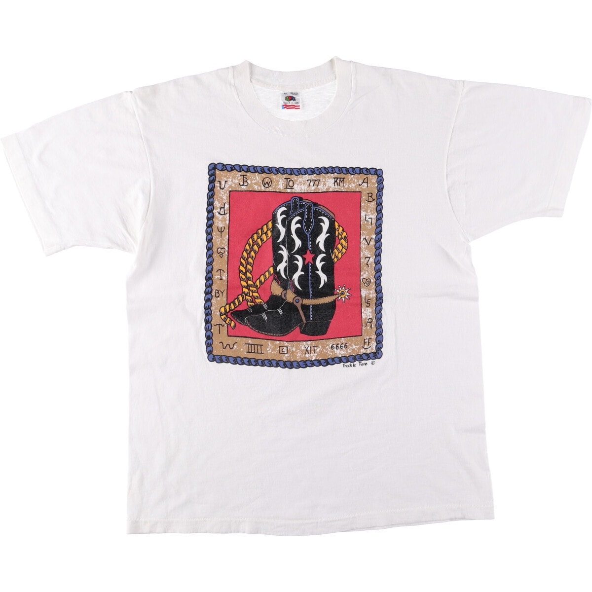 古着 90年代 フルーツオブザルーム FRUIT OF THE LOOM プリントTシャツ USA製 メンズXL相当 ヴィンテージ/eaa568532