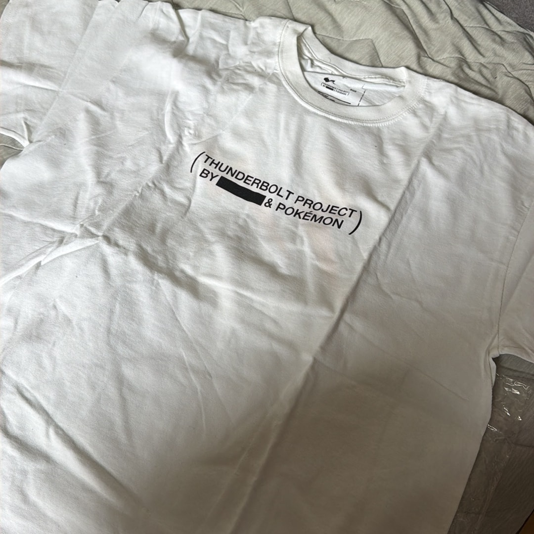 FRAGMENT x POKEMON THUNDERBOLT PROJECT PRINT TEE "White"