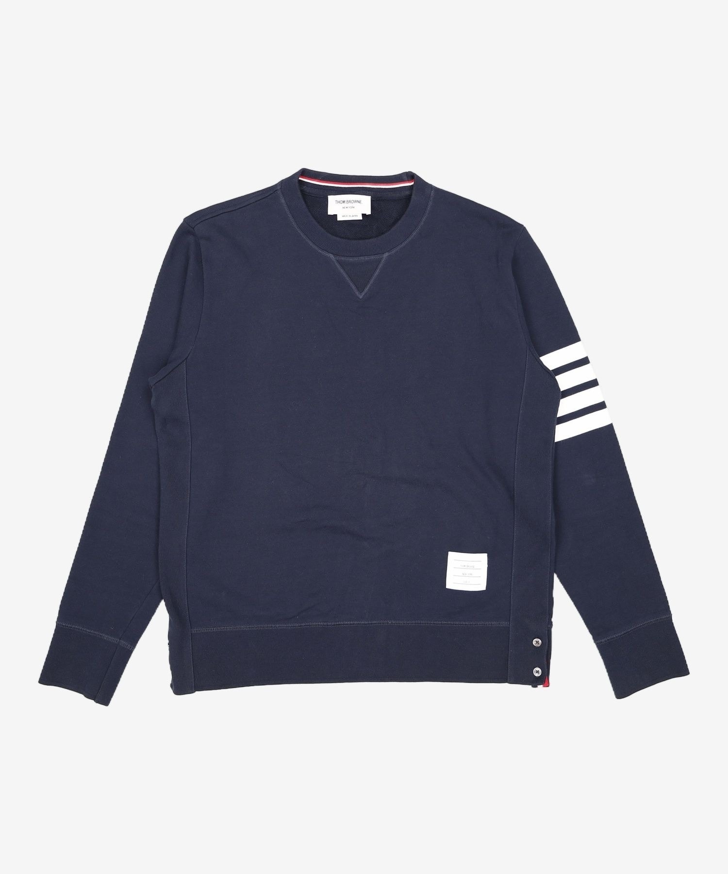 4-Bar Engineered Jersey Sweatshirt - Navy 