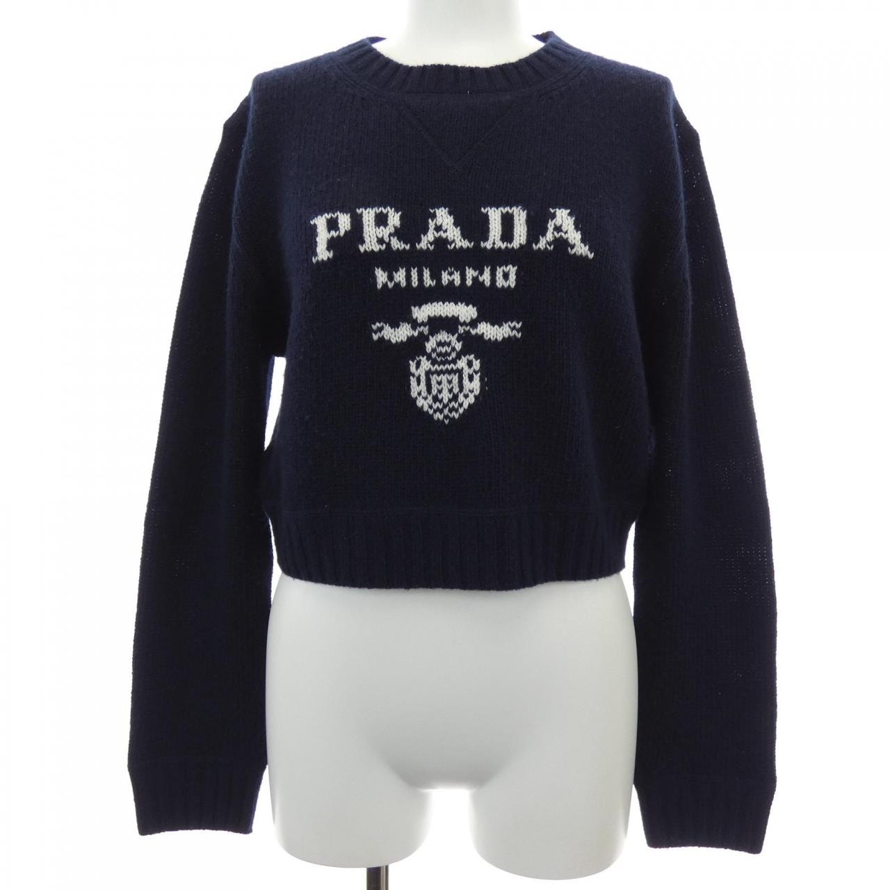 プラダ PRADA インターシャロゴ P24U1T S231 1YMW ニット