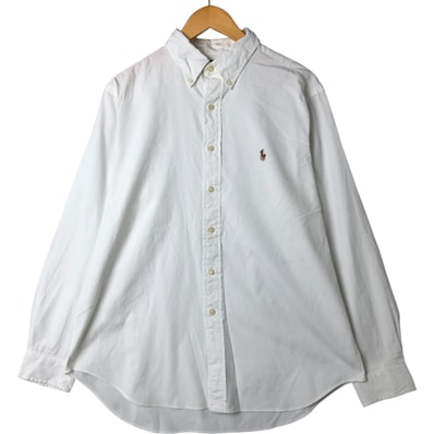 古着 ラルフローレン Ralph Lauren CLASSIC FIT 長袖 ボタンダウンシャツ メンズL相当/eaa548374
