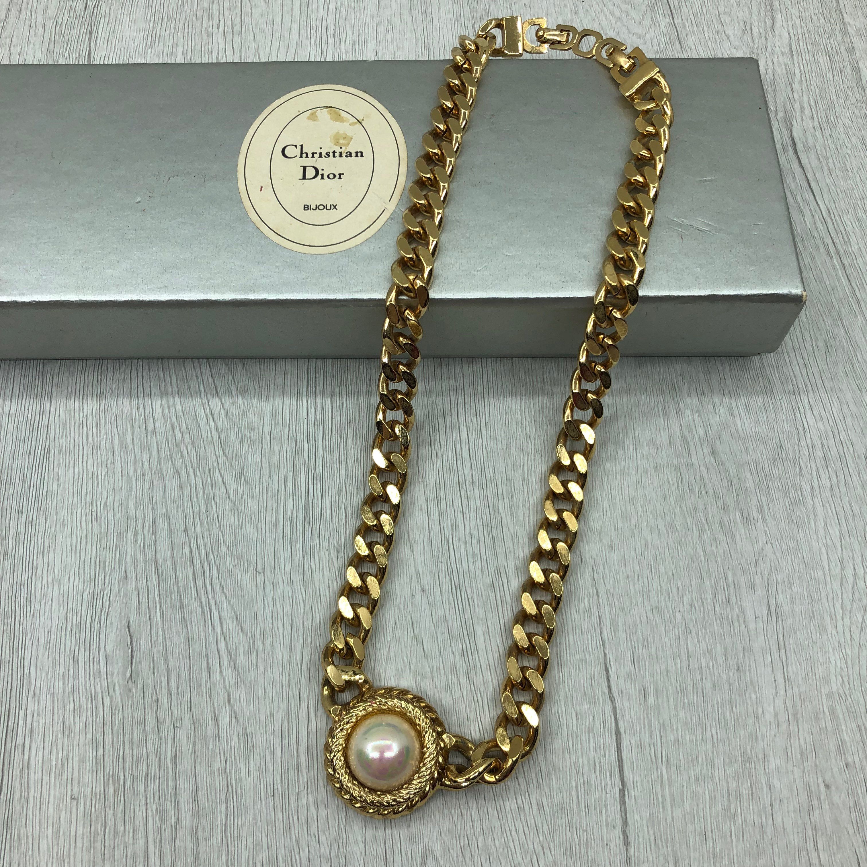 クリスチャン・ディオール ヴィンテージ パール ネックレス