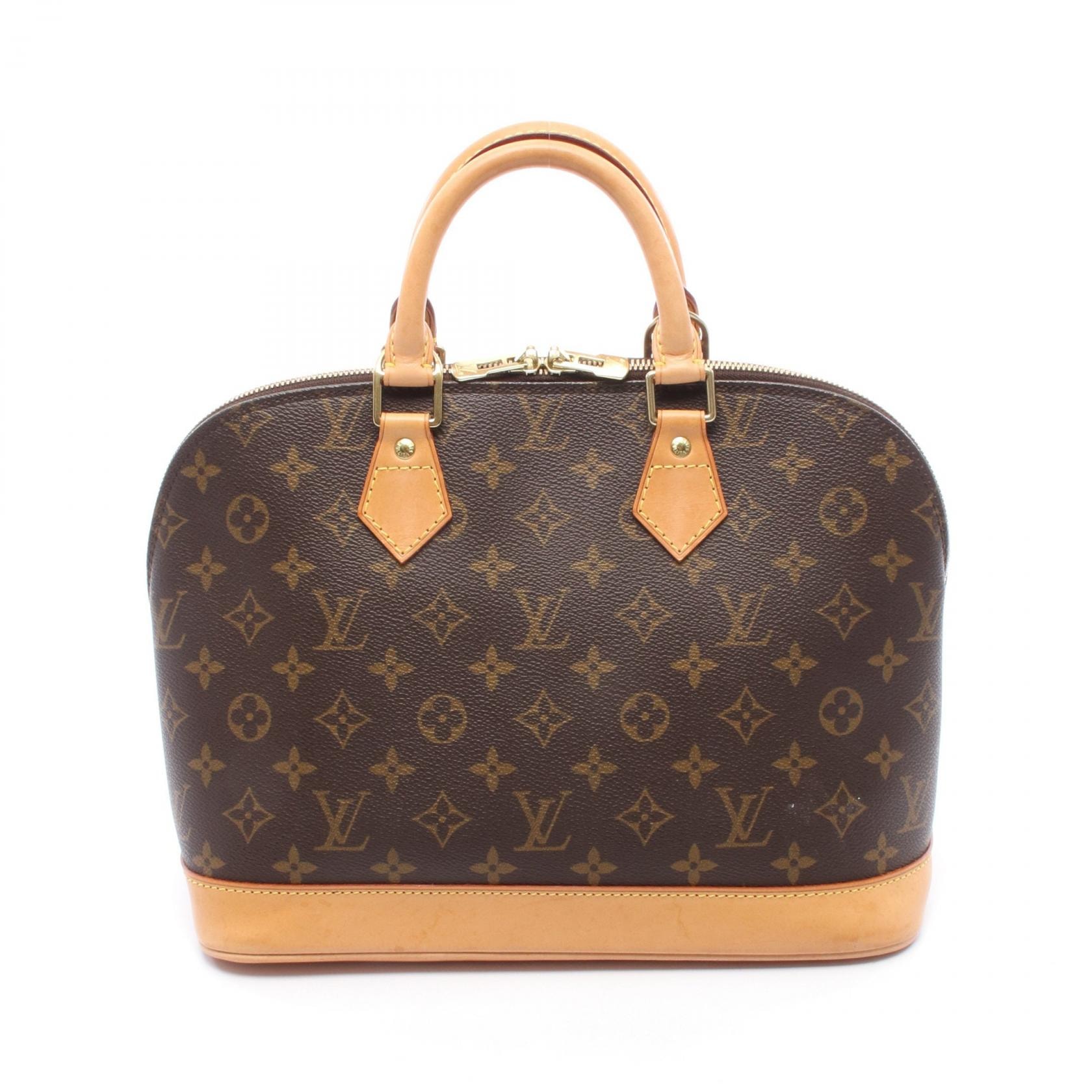 ルイ・ヴィトン LOUIS VUITTON アルマPM ハンドバッグ バッグ PVCコーティングキャンバス レザー モノグラム レディース ブラウン系 M51130 【中古】