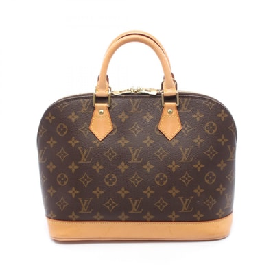 ルイ・ヴィトン LOUIS VUITTON アルマPM ハンドバッグ バッグ PVCコーティングキャンバス レザー モノグラム レディース ブラウン系 M51130 【中古】