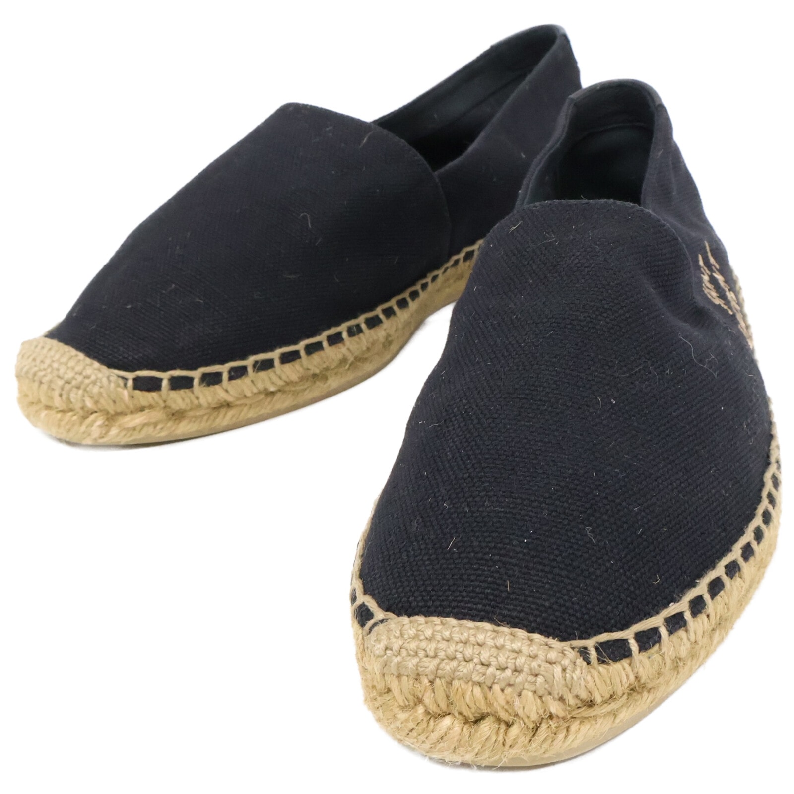 サンローランパリ ブラック 605951 エスパドリーユ 42