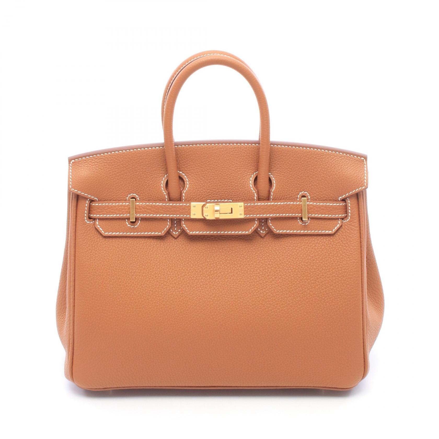 エルメス HERMES バーキン25 ハンドバッグ バッグ トゴ トゴ ゴールド レディース ゴールド系 【中古】