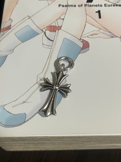 Chrome Hearts Tiny CH Cross Charm "Silver"