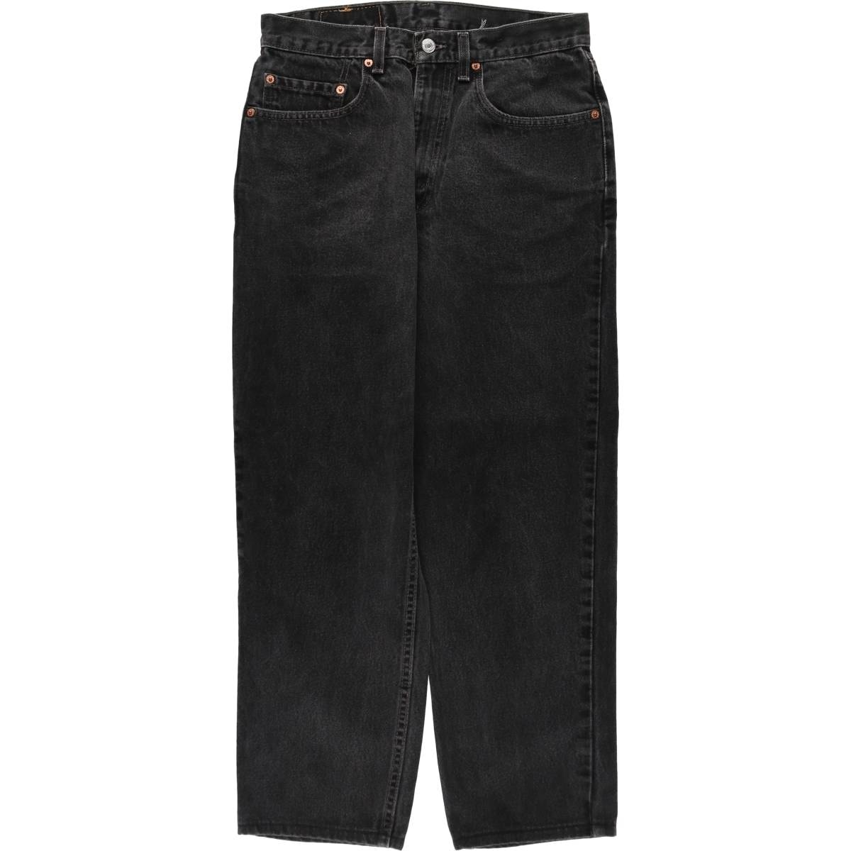 古着 00年代 リーバイス Levi's 550 RELAXED FIT ブラックデニム テーパードデニムパンツ メンズw30相当/eaa649401