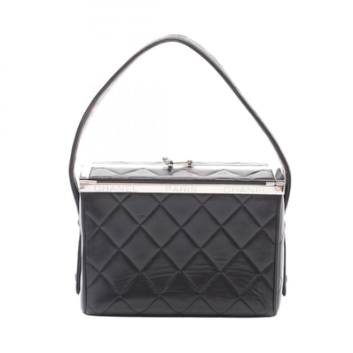 シャネル CHANEL マトラッセ ハンドバッグ バッグ ラムスキン(羊革) レディース ブラック系 【中古】