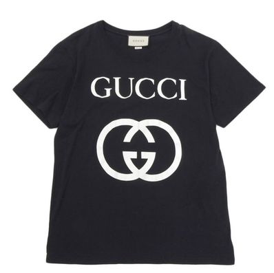 GUCCI Oversize T-shirt With Interlocking G "Black"